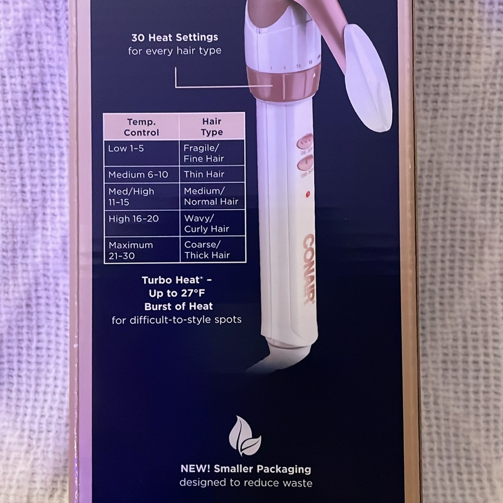NIB Conair Double Ceramic Curling Iron - Picture 7 of 8